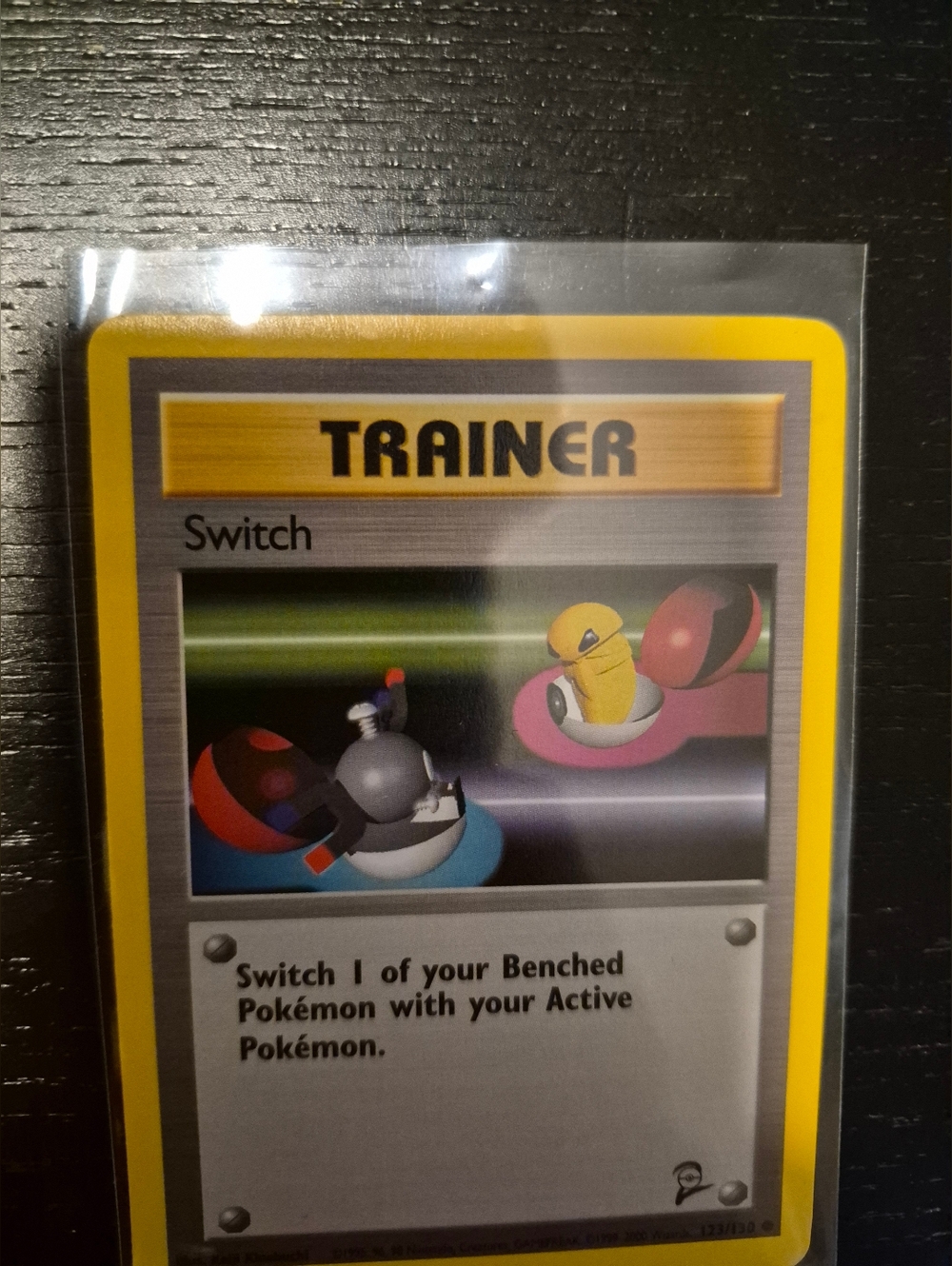 Pokémon Trainer Switch Card - Vintage